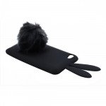 Wholesale iPod Touch 4 3D Bunny Case with Stand Up Tail (Black)